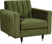 Lola Olive Velvet Chair image