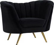 Margo Black Velvet Chair image