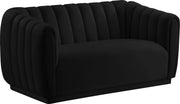 Dixie Black Velvet Loveseat image