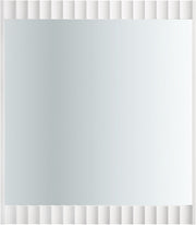 Modernist White Gloss Mirror image