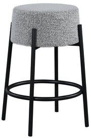 Avalon Grey Boucle Fabric Counter Stool image