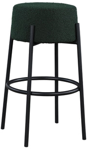 Avalon Green Boucle Fabric Bar Stool image
