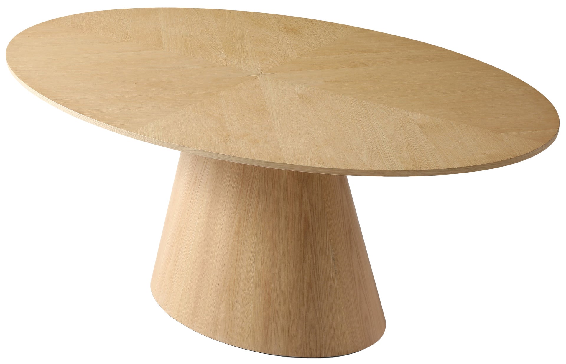 Gavin White Oak Dining Table image