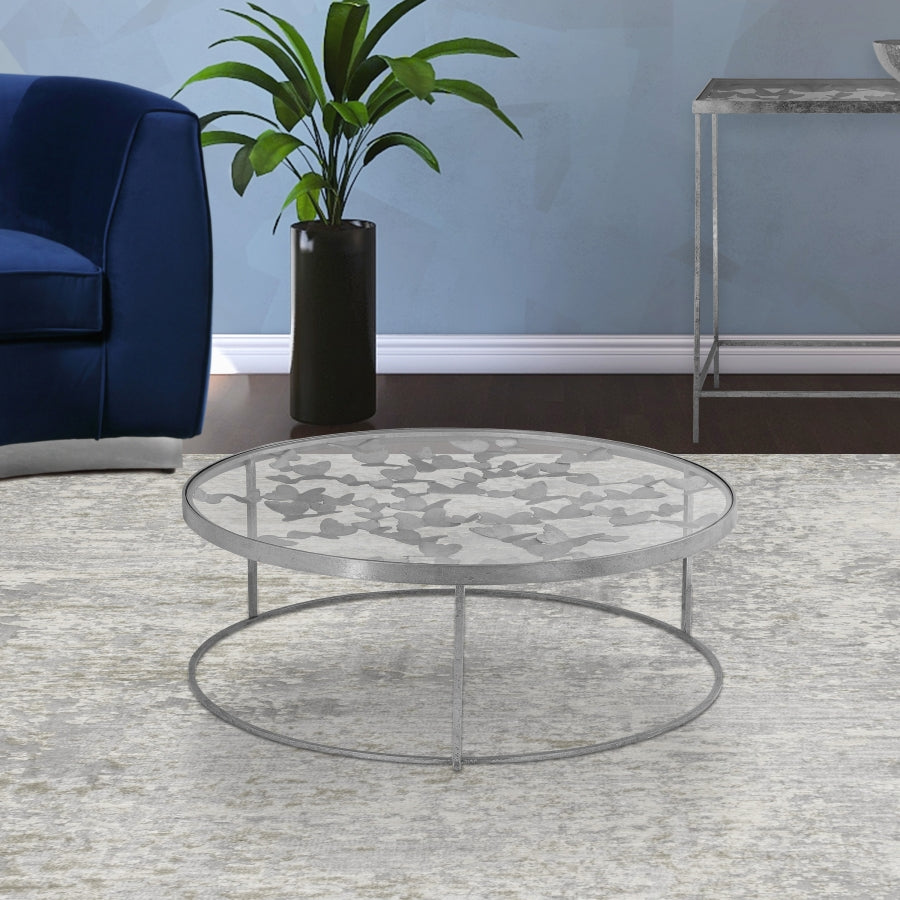 Butterfly Coffee Table Silver