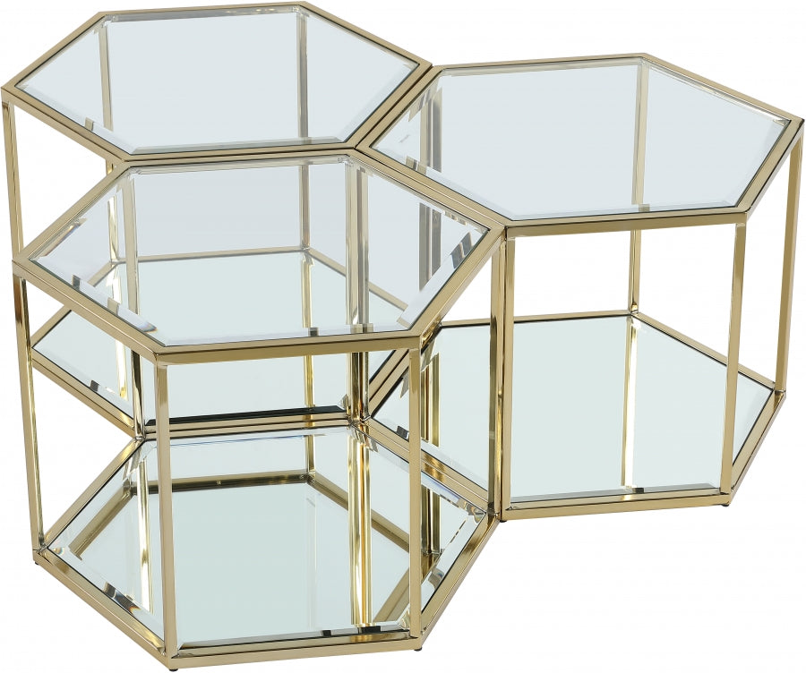 Mesa de centro modular Sei de 3 piezas