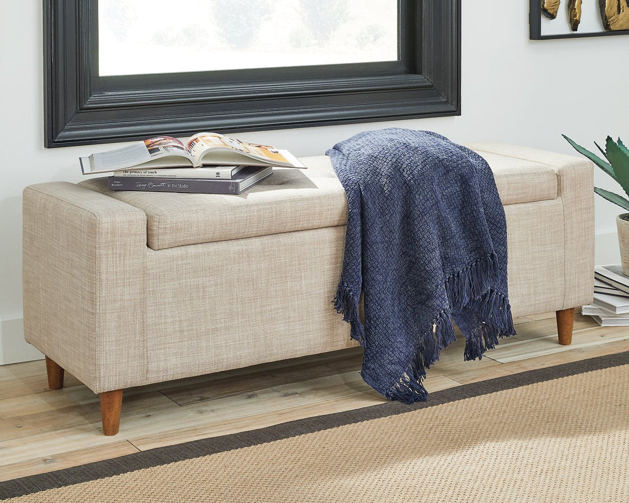 Banco decorativo tapizado Winler