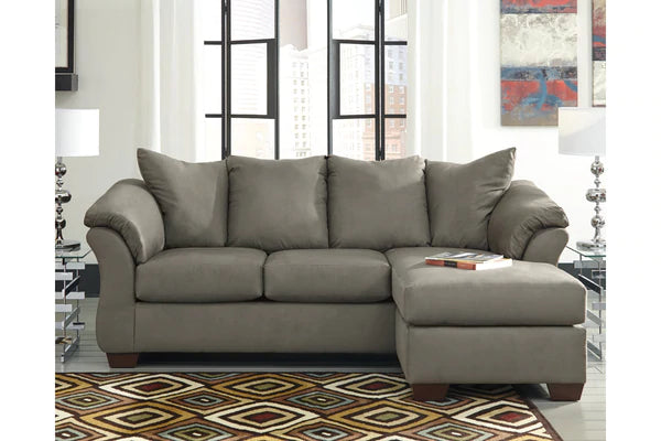 Ashley 7500518 Darcy Sofa Chaise Cobblestone