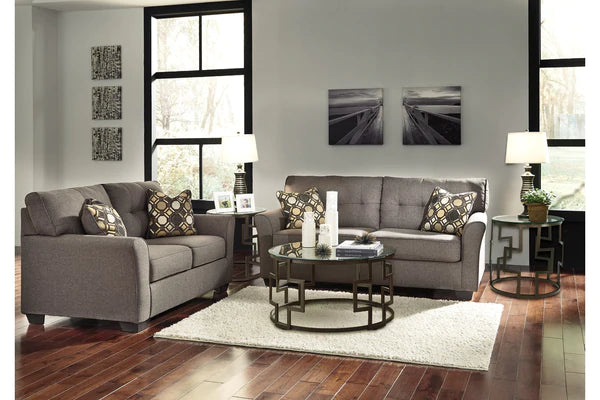 Tibbee Slate Sofa & Loveseat
