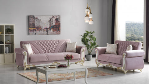 Asos Convertible Livingroom Set Dusty Rose