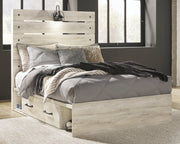 Cambeck Full Panel Bed with 4 Storage Drawers image
