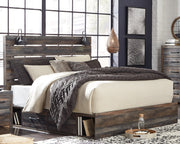 Drystan King Panel Bed with 2 Storage Drawers image