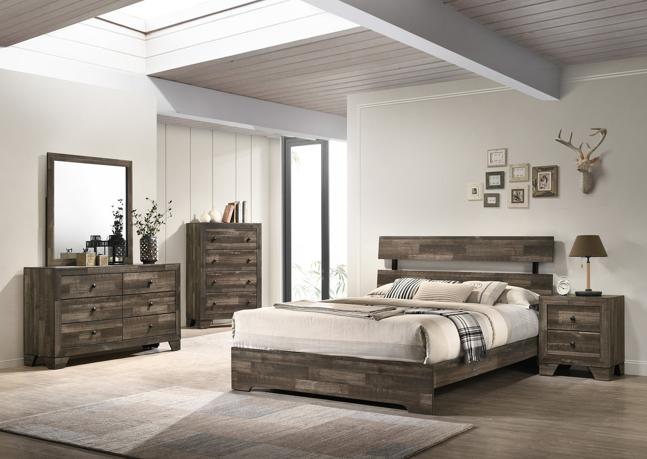 SETB6980 COLECCIÓN GRUPO DORMITORIO ATTICUS JUEGO 4 PIEZAS