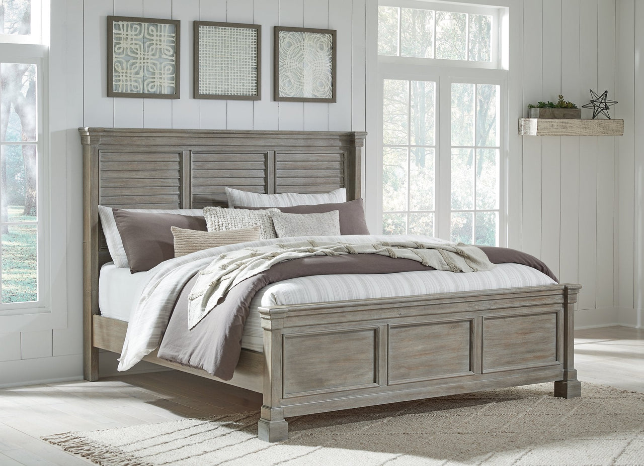 Moreshire King Panel Bed image