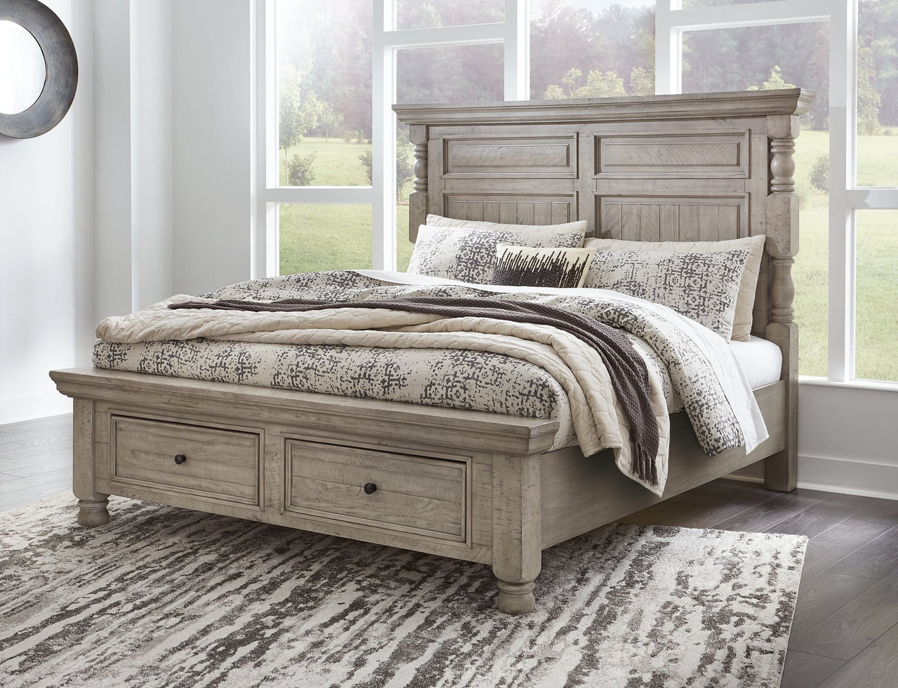 Harrastone Queen Panel Bed image