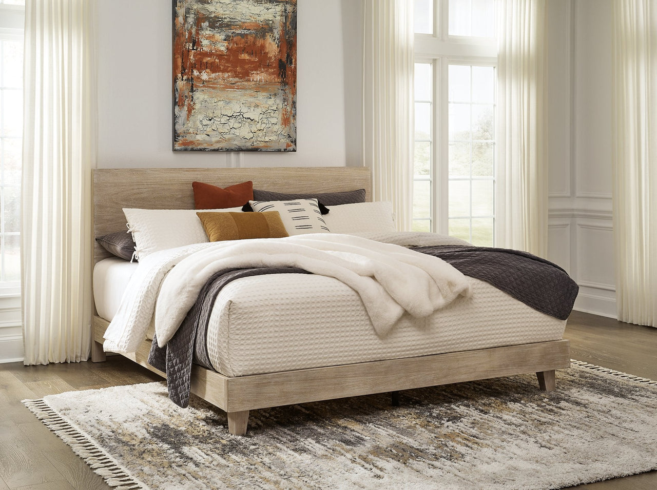 Michelia King Panel Bed image