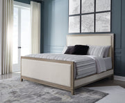 Chrestner King Upholstered Panel Bed image