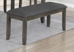 2323 DGY-6P JUEGO COMEDOR FAVELLA GRIS.