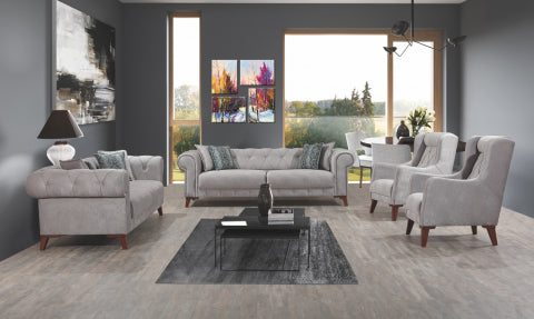 Bernardo Convertible Livingroom Set Light Gray.Coming Soon.