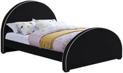 Brody Black Velvet Full Bed image