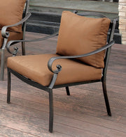 BONQUESHA I Brown/Distressed Black Arm Chair image