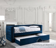 Susanna Navy Daybed w/ Trundle, Navy image