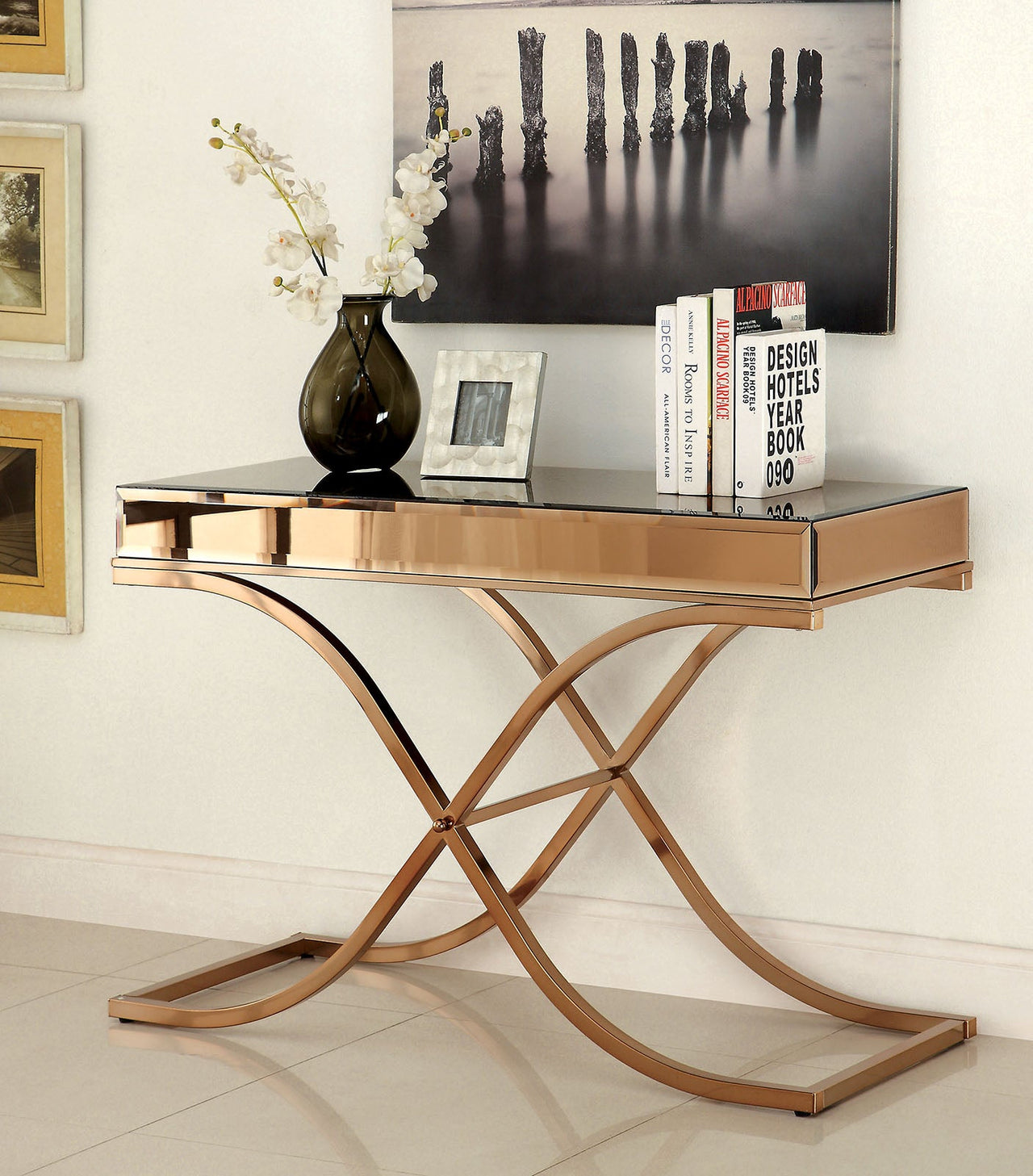 SUNDANCE Brass Sofa Table, Brass image