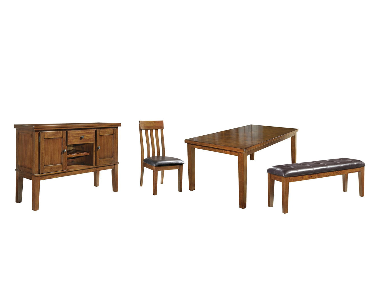 Juego de comedor Ralene de 7 piezas