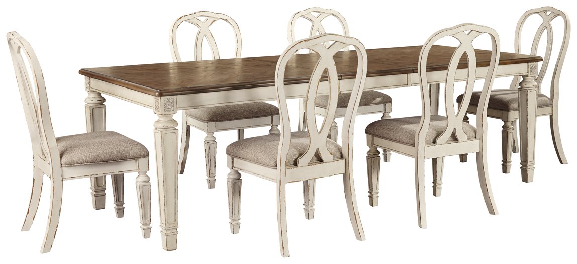 Juego de comedor Realyn de 7 piezas