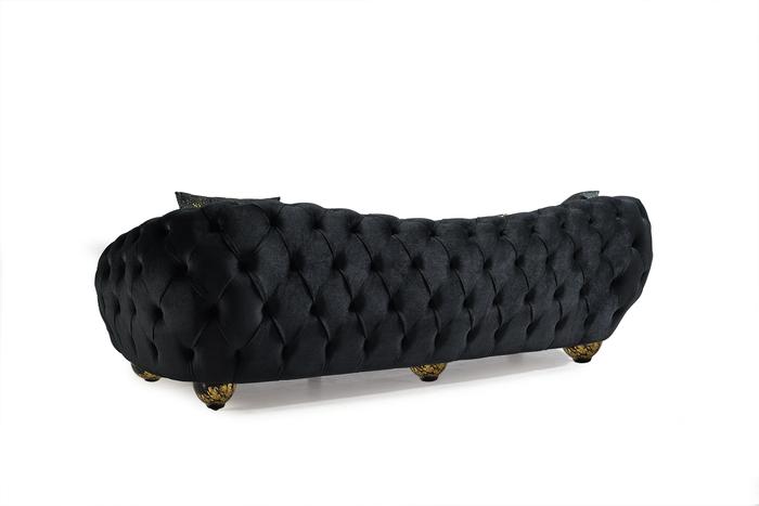 Dalia Black Velvet Sofa & Loveseat. COMING SOON