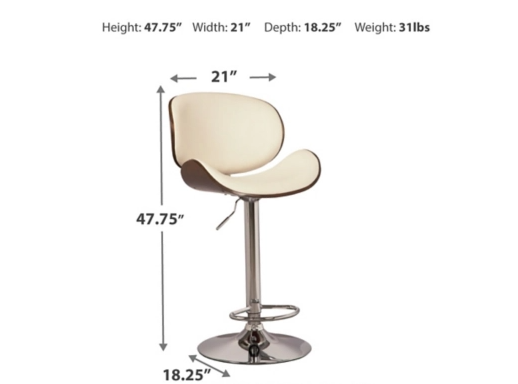 Bellatier Adjustable Height Bar Stool