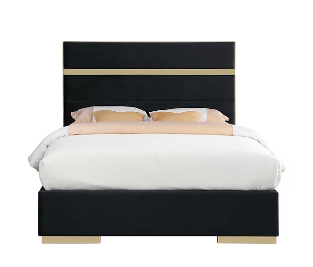 B810 Cartier Cama Queen Negra 