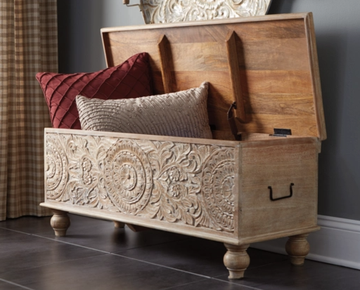 Fossil Ridge Storage Bench