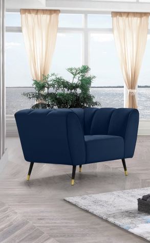 Beaumont Collection Blue Living Room Set