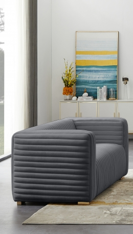 Ravish Collection Grey Living Room Set