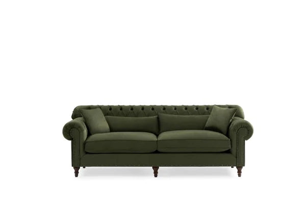 Eva Green Velvet Sofa & Loveseat,