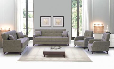 Eylul Convertible Livingroom Set Beige