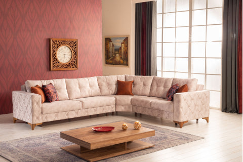 Glory Seccional Beige 