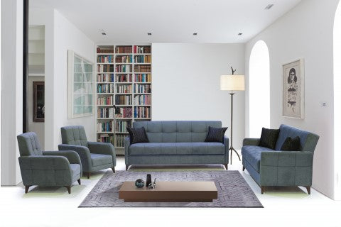 Eylul Convertible Livingroom Set Light Gray