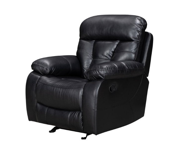 SILLA RECLINABLE HH DALLAS DE GEL DE PIEL NEGRA. Muy pronto.