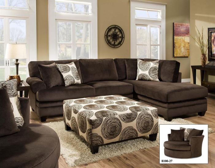 Jamba Chocolate Sectional. Coming Soon.