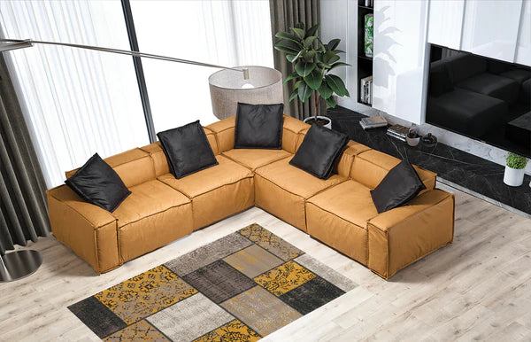 Marcella Tan 5-Piece Modular Sectional, COMING SOON.