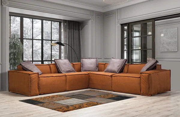 Marcella Mahogany 5-Piece Modular Sectional, COMING SOON.