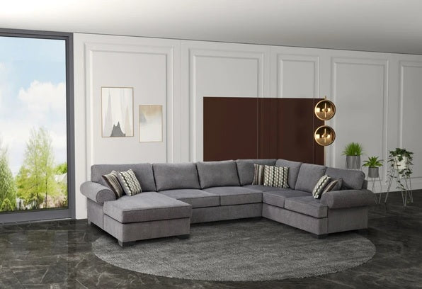 Sillón seccional Millwood Pewter LAF de 3 piezas