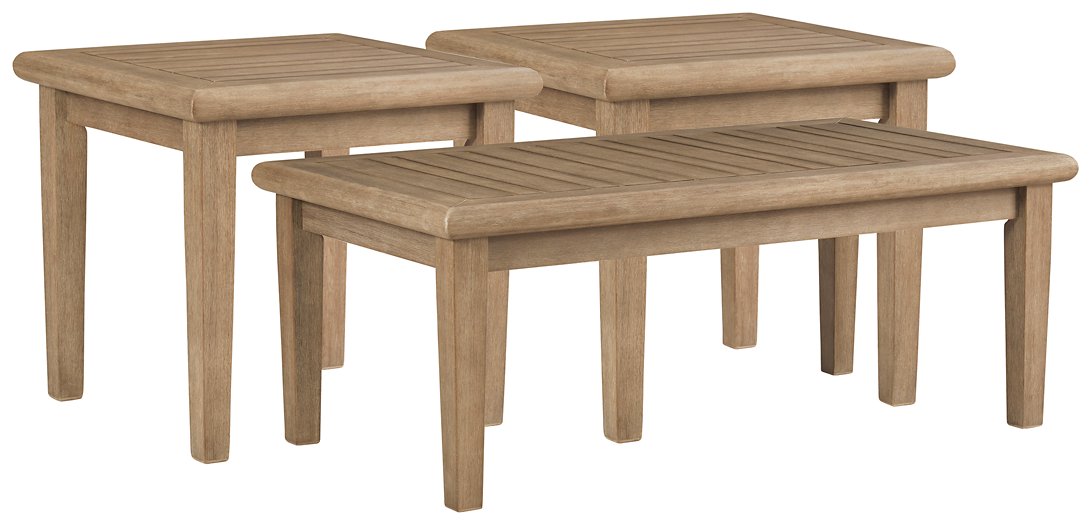 Gerianne 3-Piece Outdoor Occasional Table Set