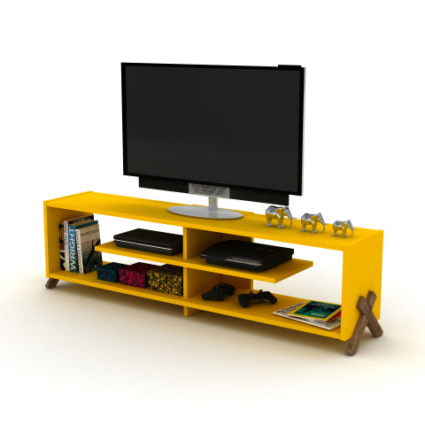 Mueble para TV Kipp Nogal-Amarillo 