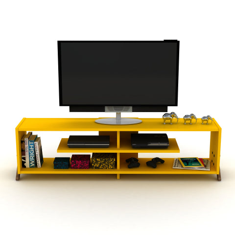 Mueble para TV Kipp Nogal-Amarillo 