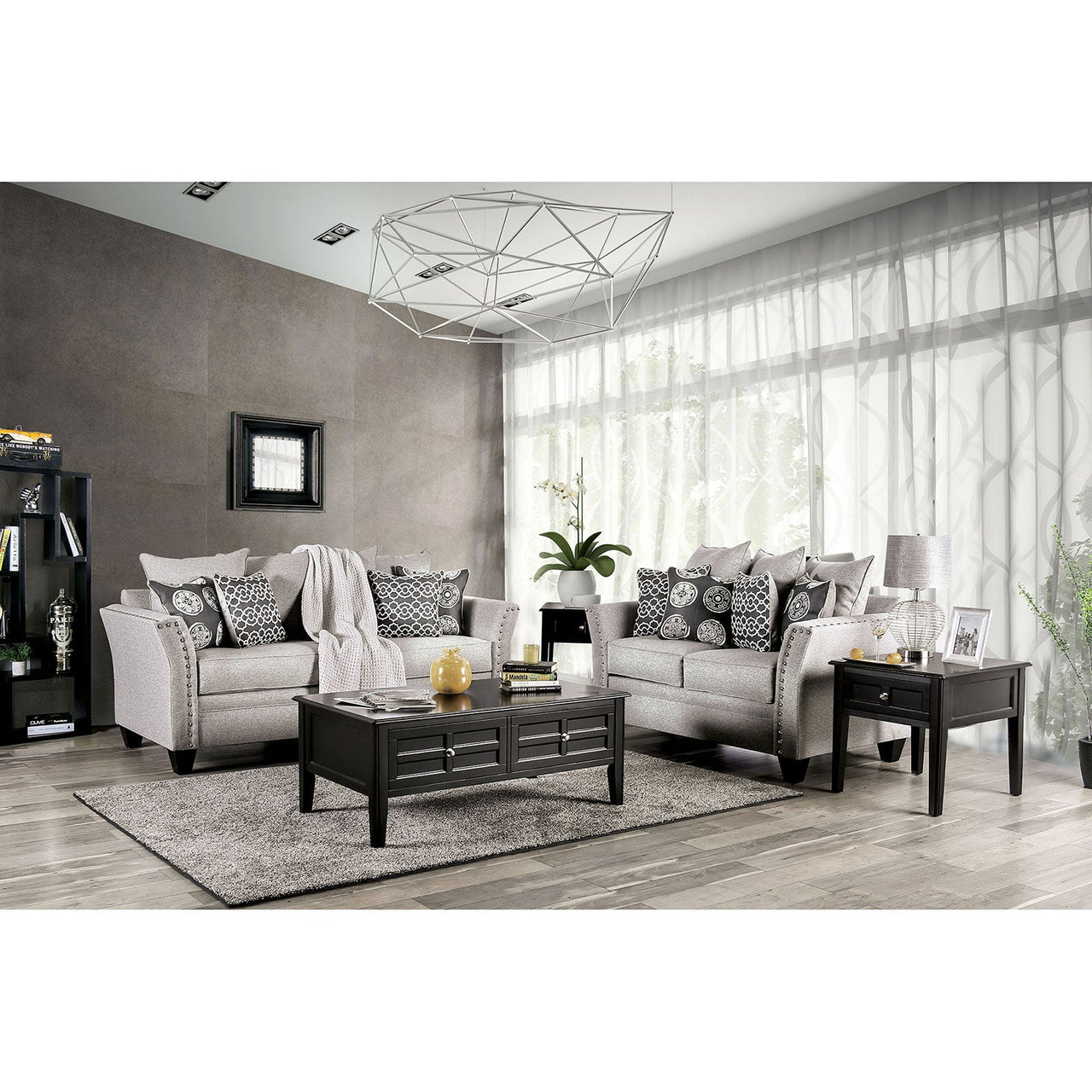 Talgarth Gray Sofa + Love Seat image