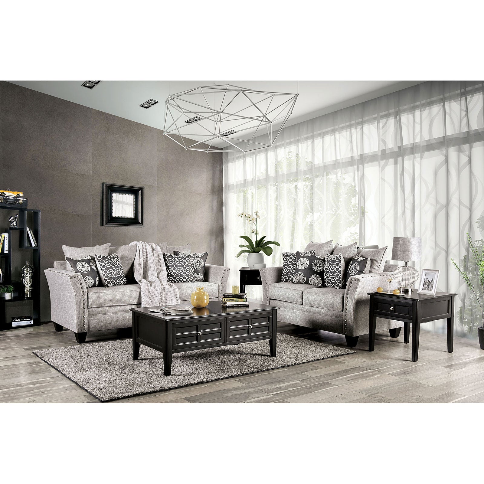 Talgarth Gray Sofa + Love Seat image