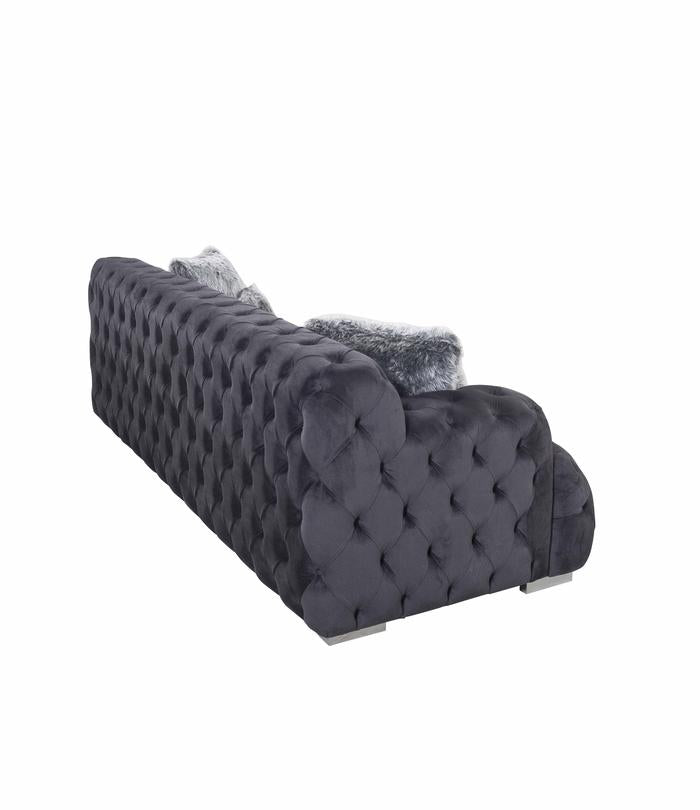 Shannon Black Velvet Sofa & Loveseat, COMING SOON.