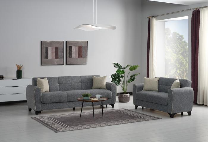 Spring Gray Sleeper Sofa & Loveseat,Coming Soon.